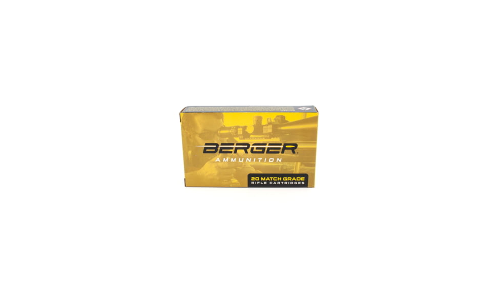 Berger Juggernaut Target .308 Winchester 185 grain Juggernaut Target Brass Cased Centerfire Rifle Ammo, 20 Rounds, 60060