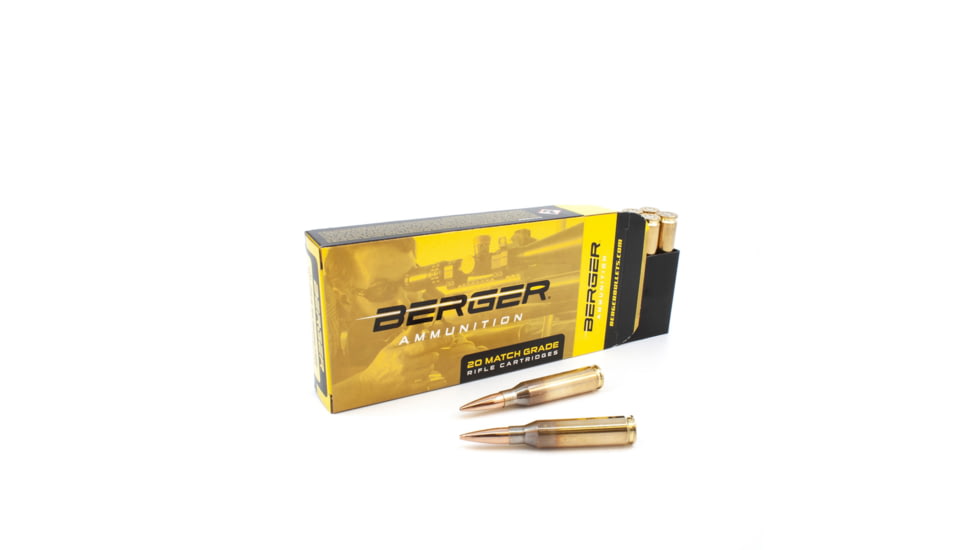 Berger Lapua Scenar -L .260 Remington 136 grain Scenar-L Open Tip Match Brass Cased Centerfire Rifle Ammo, 20 Rounds, 30032