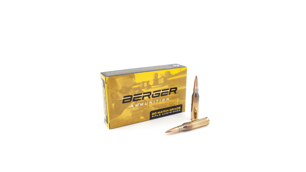 Berger Lapua Scenar -L .260 Remington 136 grain Scenar-L Open Tip Match Brass Cased Centerfire Rifle Ammo, 20 Rounds, 30032