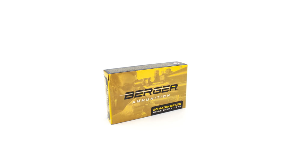 Berger Lapua Scenar-L 6.5 Creedmoor 120 grain Scenar-L Open Tip Match Brass Cased Centerfire Rifle Ammo, 20 Rounds, 31041