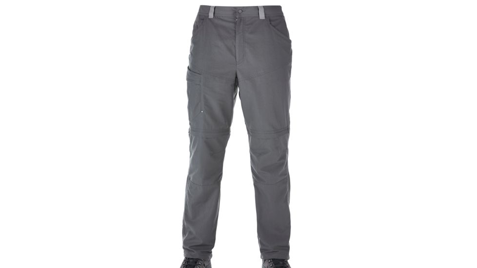 Berghaus Explorer Eco Zip Off Pant - Mens-Dark Grey-36 Waist-Regular Inseam