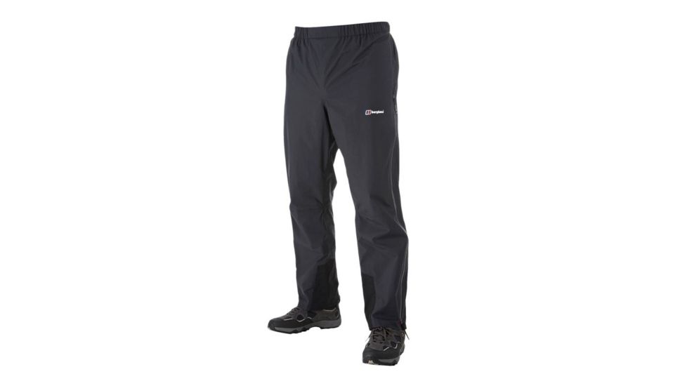 Berghaus Helvellyn Shell Pant - Men's Large, Long Inseam - Black