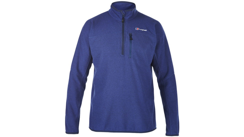 Berghaus Stainton Fleece Half Zip Jacket - Men's-Dark Blue/Blue-Large