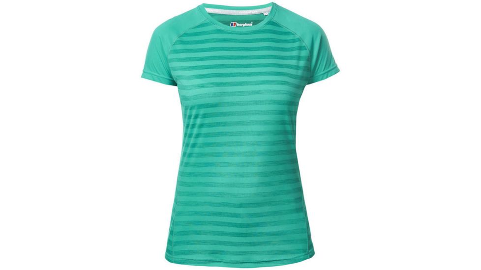 Berghaus Stripe II Baselayer SS Tee - Women's-Dark Green-Medium