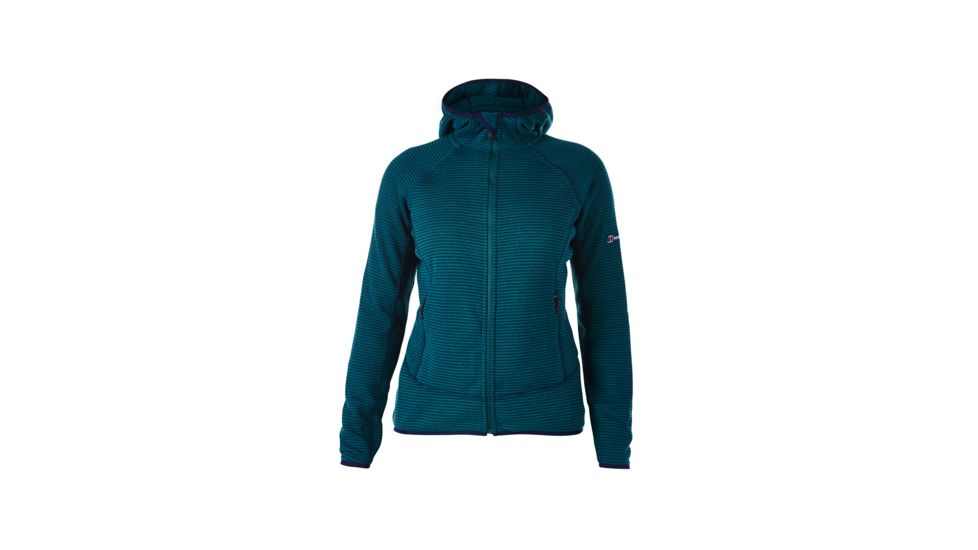 Berghaus Tyndrum Stripe Fleece Jacket Women's Medium - Dark Blue/Green