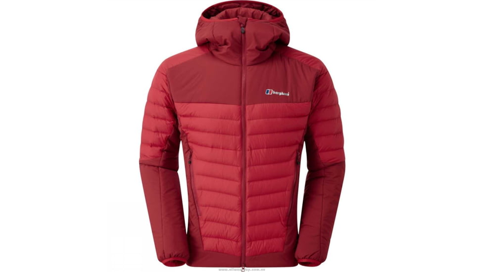 Berghaus Ulvetanna Hybrid Down Jacket 2.0 - Women's-Red Dahlia/Haute Red-Medium