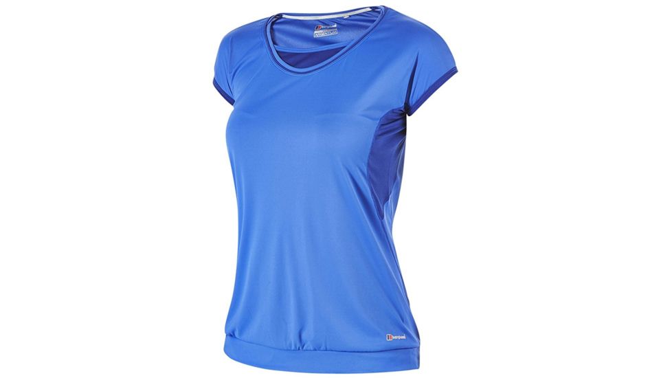 Berghaus Vapour II SS Base Crew Tee - Women's-Blue-Medium