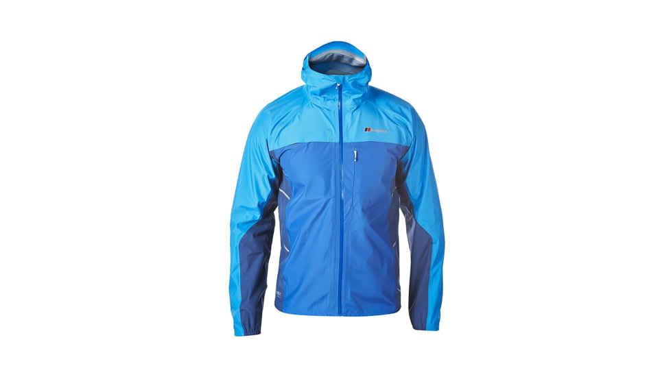 Berghaus Vapour Storm Jacket - Mens-Intense Blue / Blue Lemonade / Twilight Blue-Large bgh0001-Intense Blue / Blue Lemonade / Twilight Blue-Large