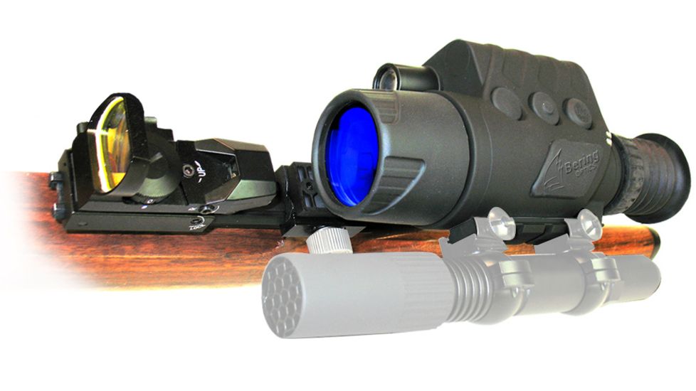Bering Optics eXact Precision 2.6x44 Gen I Night Vision Monocular, Black, 7.2inX4.0inX2.5in BE16044