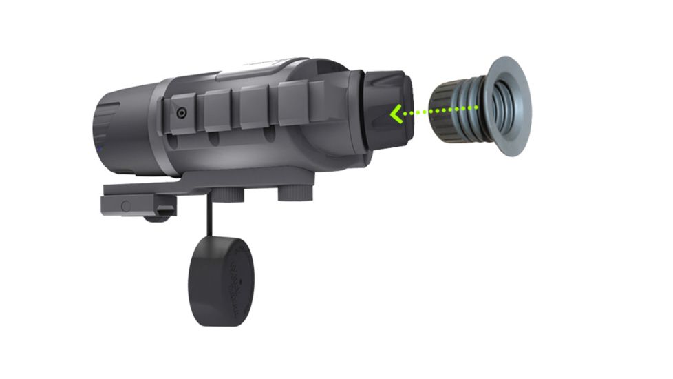 Bering Optics eXact Precision Rubber Eye Flap, Black BE16004PN