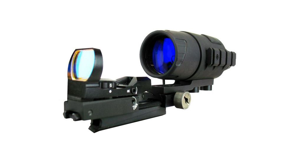 Bering Optics eXact Precision Gen I Night Vision kit with a Sensor Reflex Sight Combo, Black BE16044C