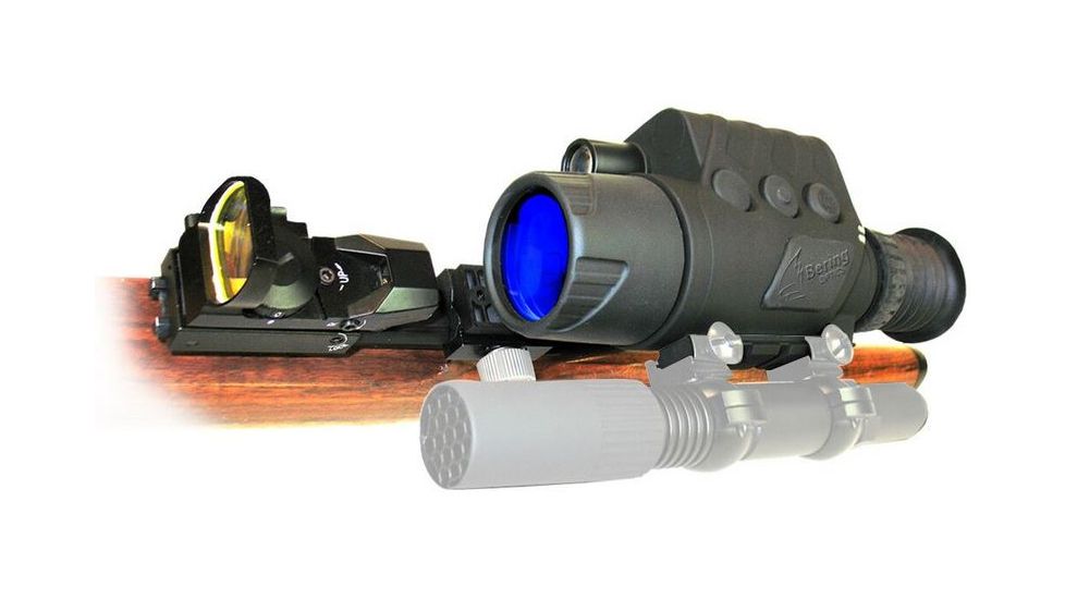 Bering Optics eXact Precision Gen I Night Vision kit with a Sensor Reflex Sight Combo, Black BE16044C