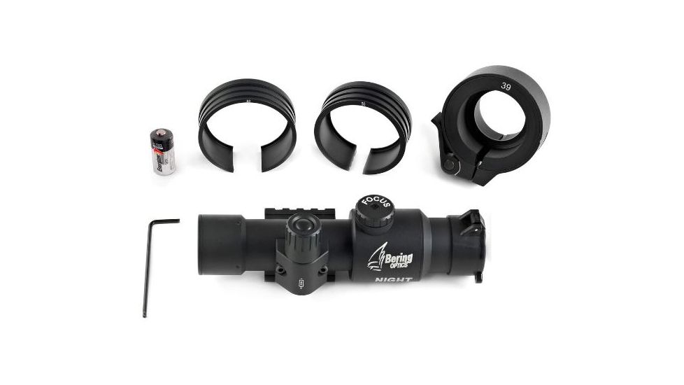 Bering Optics Night Probe Gen 2+ Clip-On Night Vision Attachment, Black BE26043