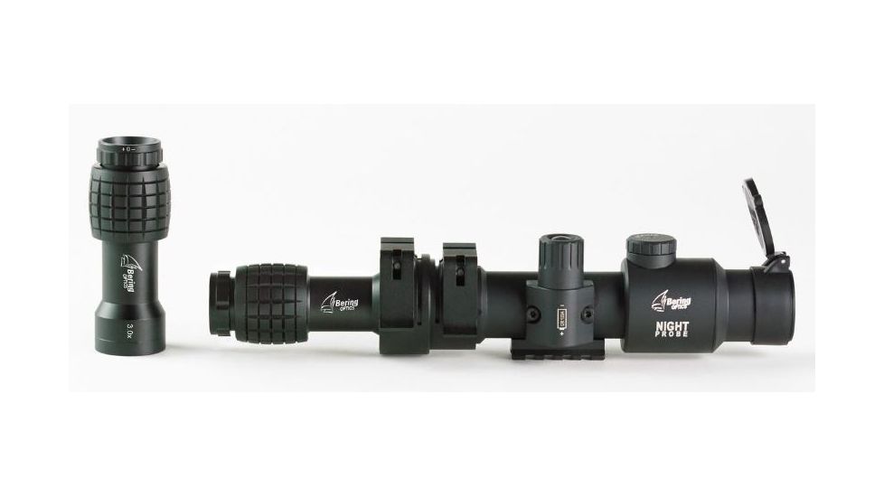 Bering Optics Night Probe Gen 2+ Clip-On Night Vision Attachment, Black BE26042