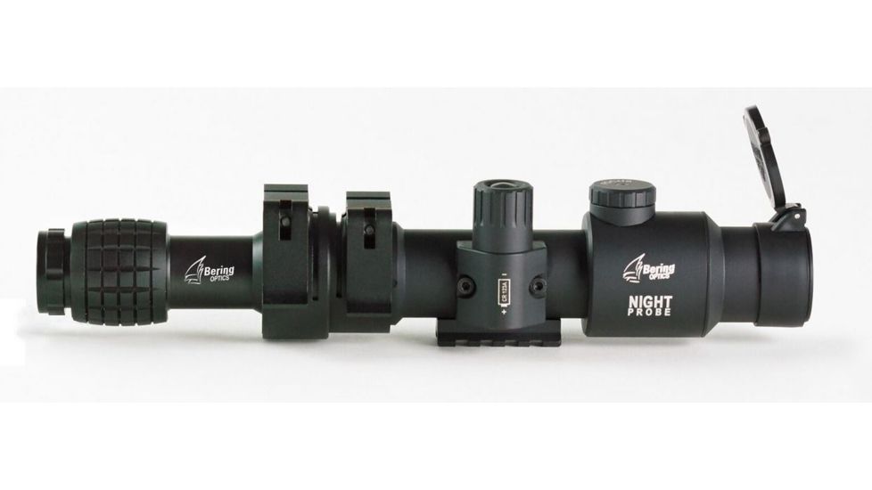 Bering Optics Night Probe Gen 2-Plus Night Vision Attachment, Black, 10.4x3.2x3.2, Fits 42-58mm Obj. Lenses BE26040