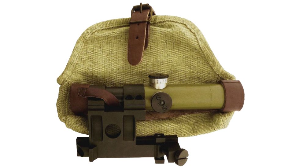 Bering Optics PU Scope, w/Steel Mount and Canvas Cover, Black BE55002