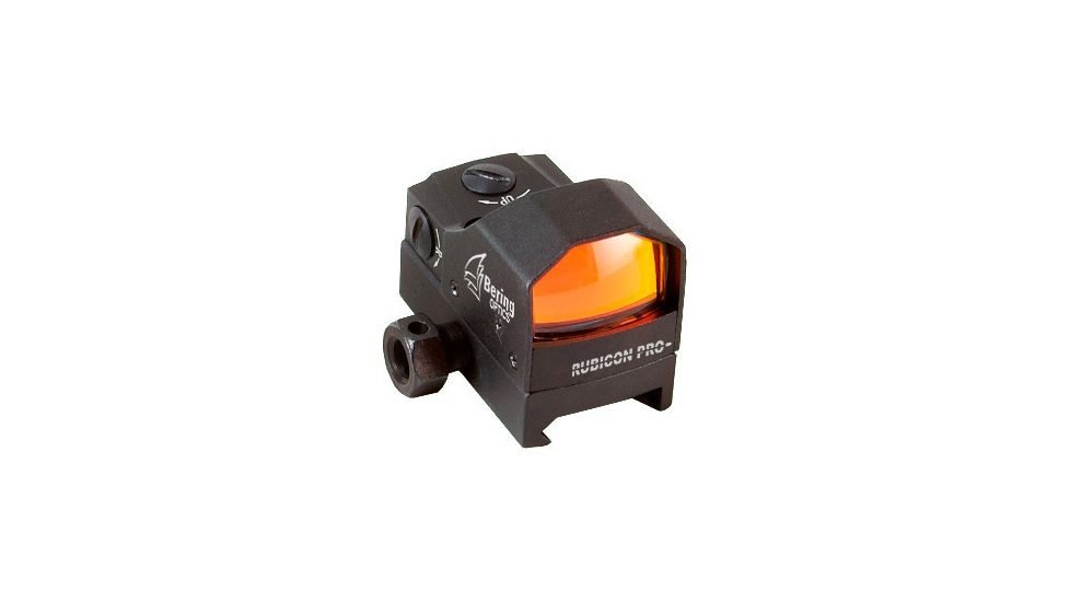 USED Bering Optics Rubicon Pro Waterproof Reflex Red Dot Sight W/Front Control Button, Black, BE50005, EDEMO1