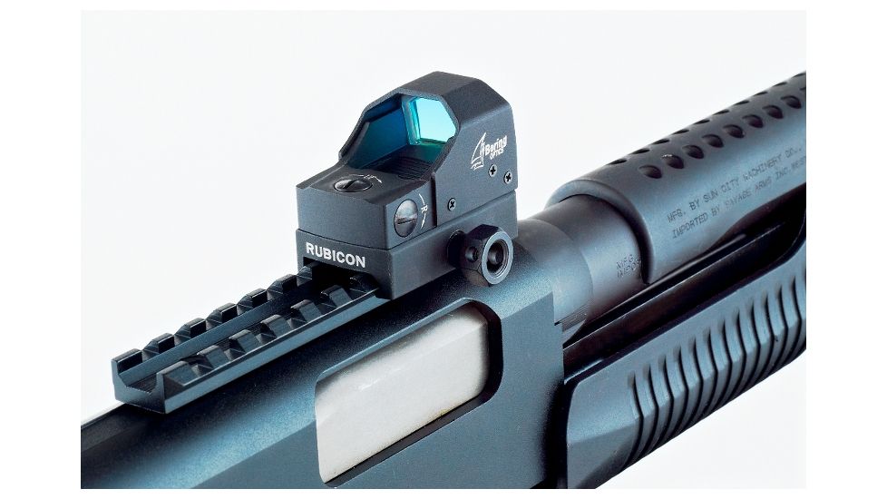 Bering Optics Rubicon Pro Waterproof Reflex Red Dot Sight W/Front Control Button, Black, BE50005