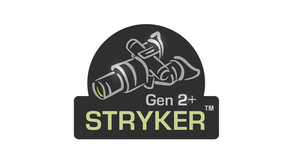 Bering Optics Stryker 1.0x24 Gen 2+ NV Goggles w/ Universal Head Gear, Black, 7.2inx5.2inx2.3in BE25125