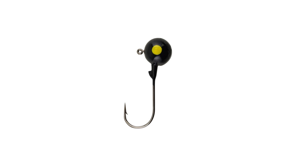Berkley Essentials Round Ball Jigs, Hook Size 3/0, Tackle Size 1/2oz / 14g, Black, BRBJ12-BL
