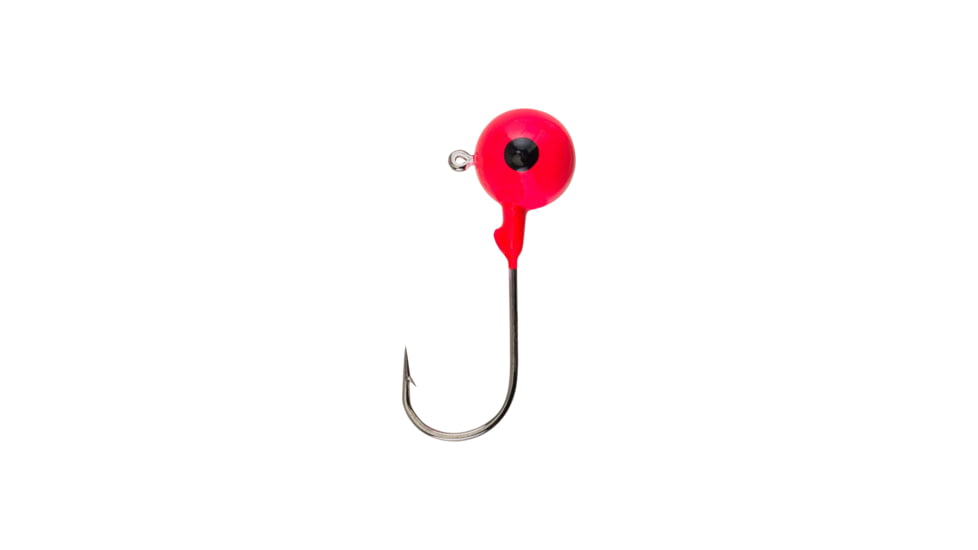 Berkley Essentials Round Ball Jigs, Hook Size 3/0, Tackle Size 1/2oz / 14g, Pink, BRBJ12-PK