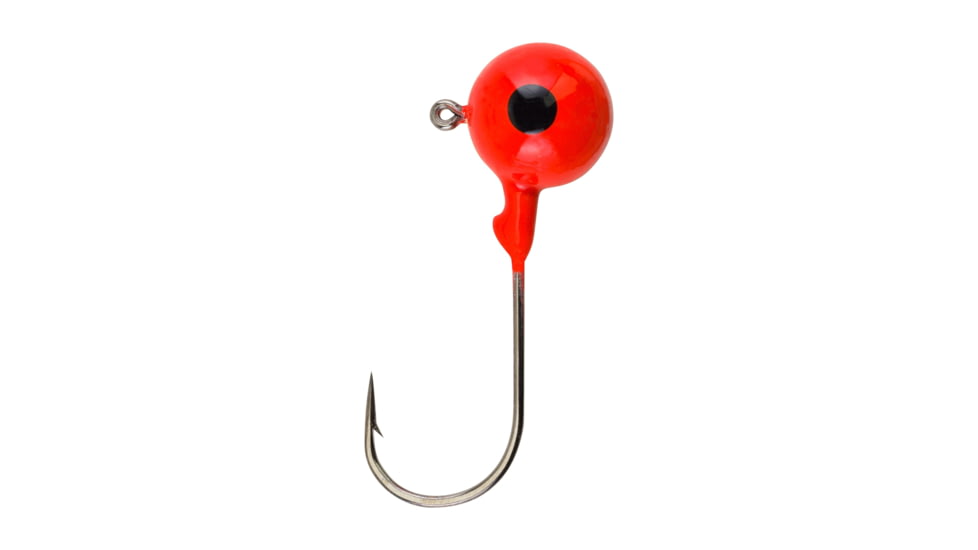 Berkley Essentials Round Ball Jigs, Hook Size 4/0, Tackle Size 3/4oz / 21g, Orange, BRBJ34-ORG