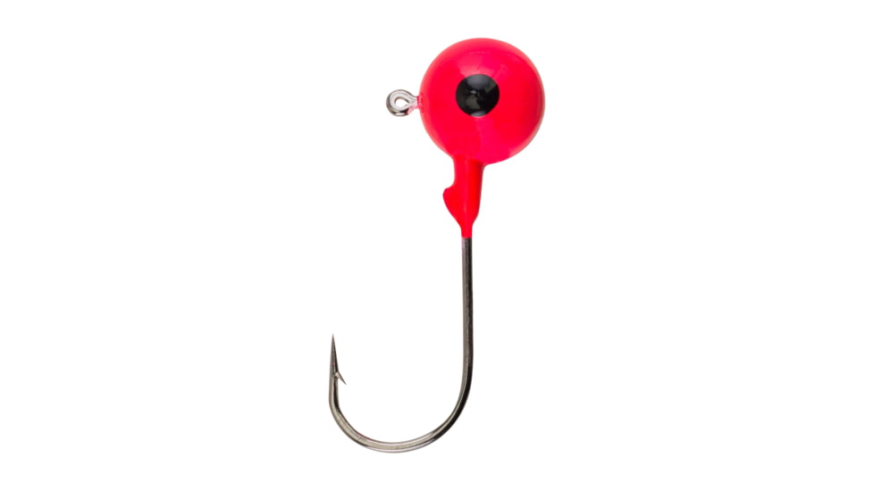 Berkley Essentials Round Ball Jigs, Hook Size 4/0, Tackle Size 3/4oz / 21g, Pink, BRBJ34-PK