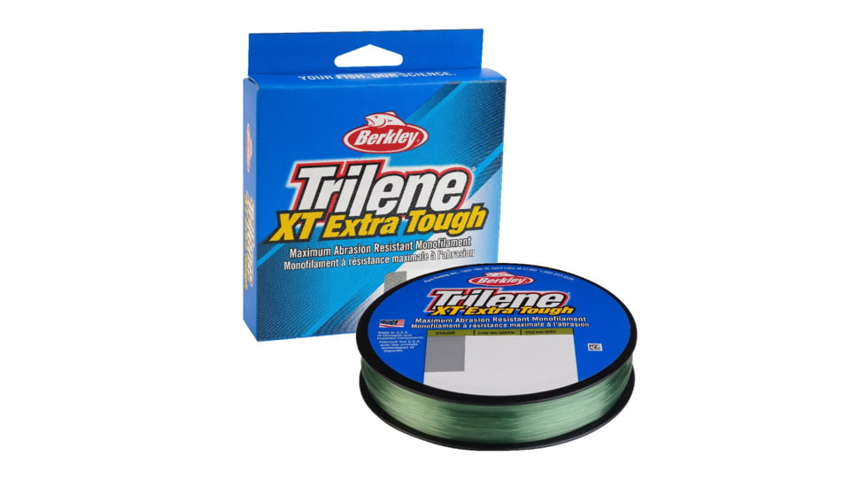 Berkley Filler Spool Trilene XT Line, Green, 300 Yards, 17 lb, Low-Vis Green, 0.017 in/0.43 mm, 1562133