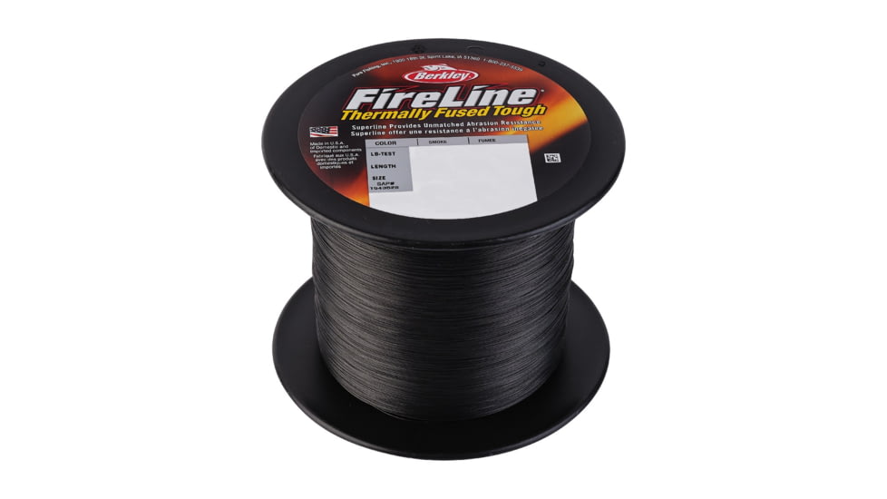 Berkley FireLine Superline, 0.011in/0.27mm, 17lb/7.7kg, 1500yd/1371m, 7 lb, Smoke, 0.011 in/0.27 mm, 1543527