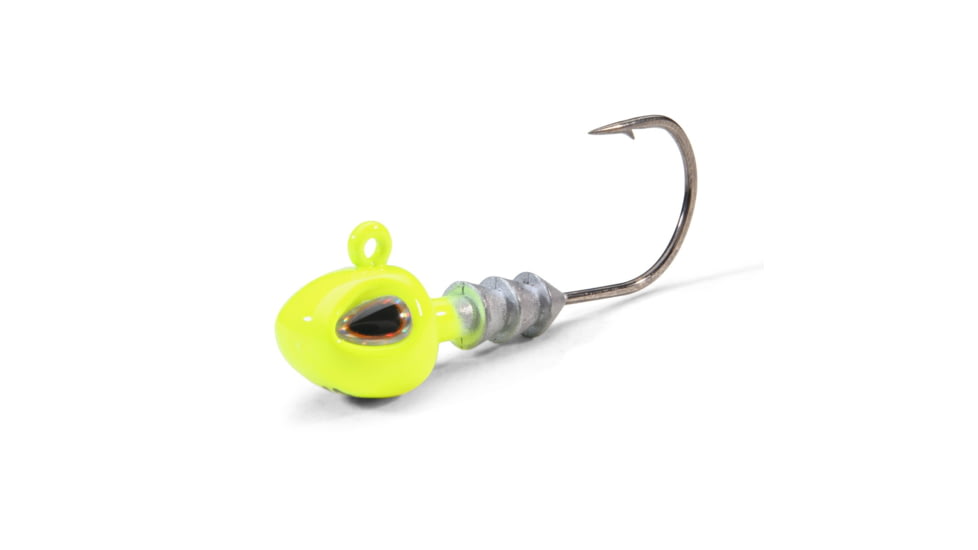 Berkley Fusion19 Hybrid Jighead, 1/4 oz, 2/0, Chartreuse, 1571555