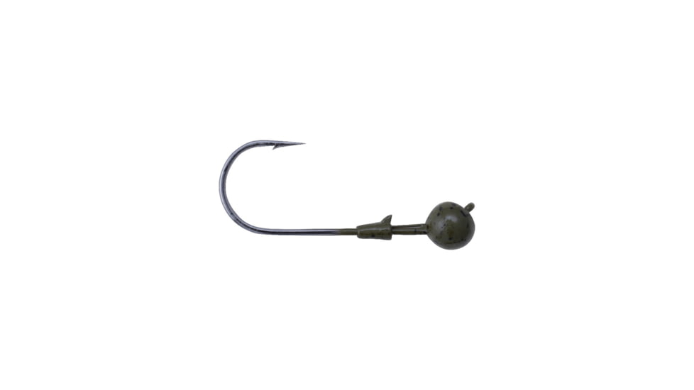 Berkley Fusion19 Shakey Head, Hook Size 4/0, Green Pumpkin, 1504387