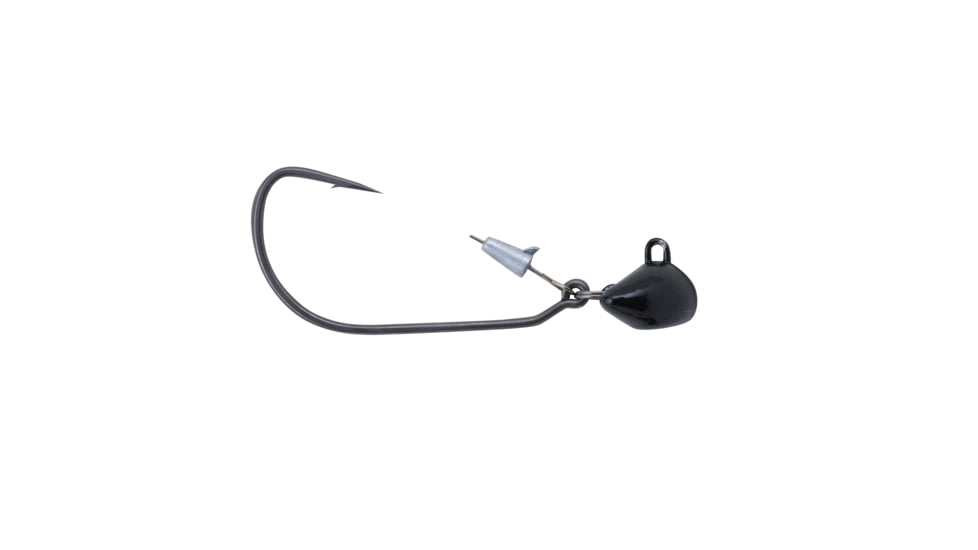 Berkley Fusion19 Swing Head, Hook Size 4/0, Tackle Size 1oz / 28g, Black, FSN19SWGHD1-BL