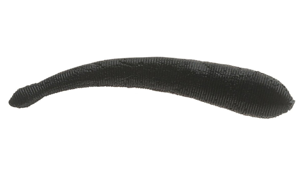 Berkley Gulp Leech Soft Bait, 1in, 12 Pack, Black, 1206384