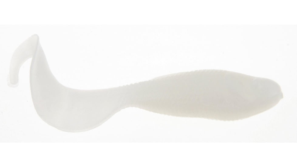 Berkley Gulp! Minnow Grub Soft Bait, 3in, Pearl White, 1129140