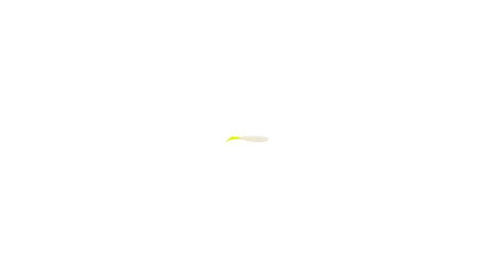 Berkley Gulp Paddleshad Shad, 3, 6in, Pearl White/Chartreuse, GSPS6-PWC