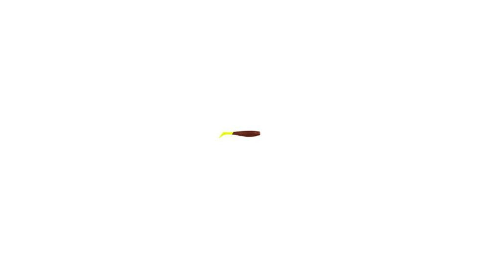 Berkley Gulp Paddleshad Shad, 3, 6in, Root Beer Gold/Chartreuse, GSPS6-RBGC