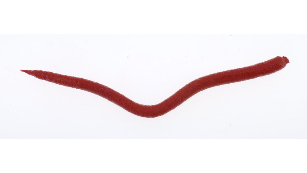 Berkley Gulp! Saltwater Extruded Bloodworm Soft Bait, Bloody Iridescent, 1120294