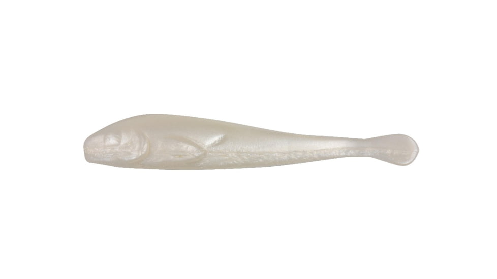 Berkley Gulp! Saltwater Mud Minnow/Croaker Soft Bait, 4in, Pearl White, 1203223