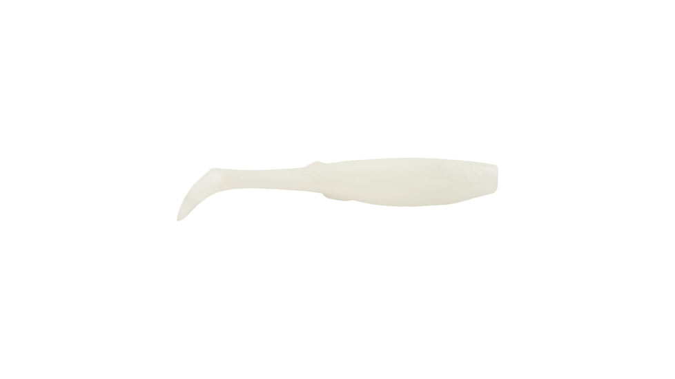 Berkley Gulp! Saltwater Paddleshad Soft Bait Lures, 3in, 5 Pack, Glow, 1520431