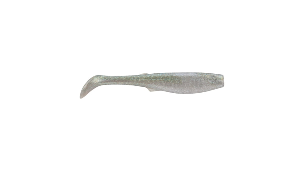 Berkley Gulp! Saltwater Paddleshad Soft Bait Lures, 3in, 5 Pack, Green Chrome, 1573119
