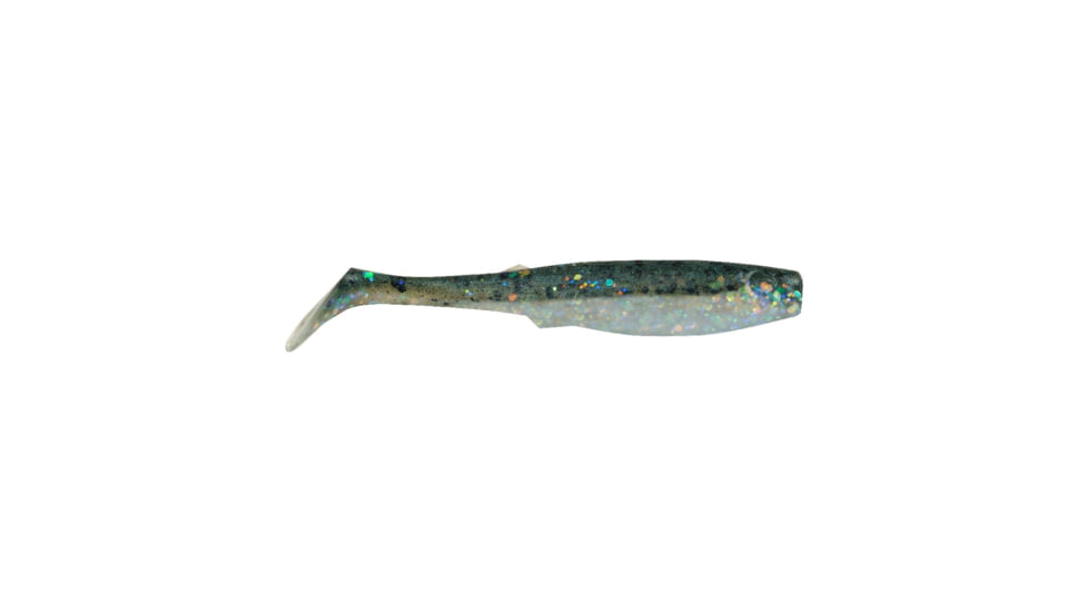 Berkley Gulp! Saltwater Paddleshad Soft Bait Lures, 4in, 4 Pack, Silver Mullet, 1520453
