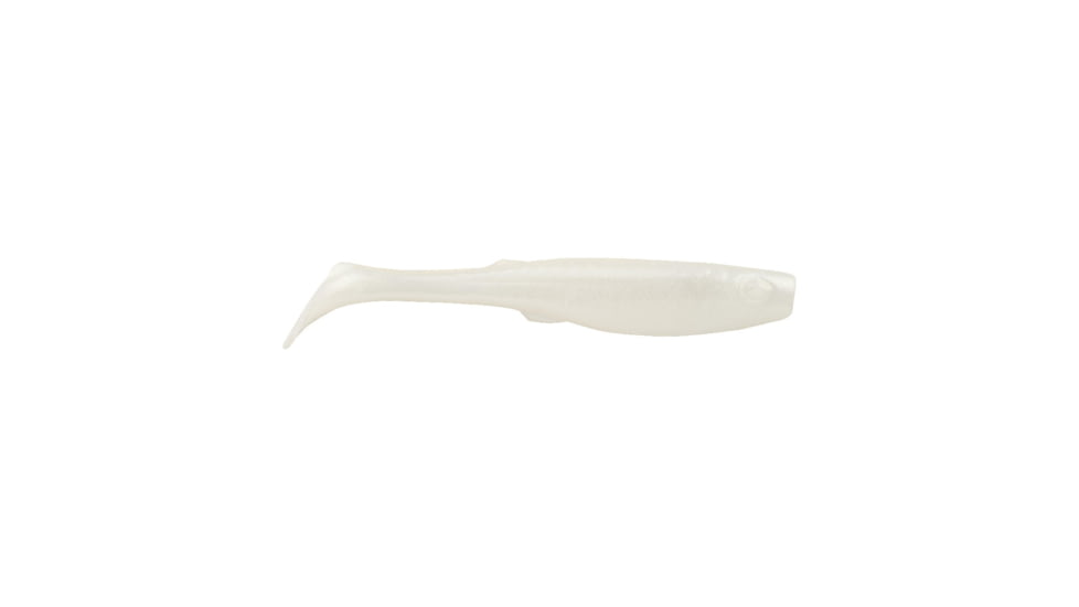 Berkley Gulp! Saltwater Paddleshad Soft Bait Lures, 6in, 3 Pack, Pearl White, 1520476