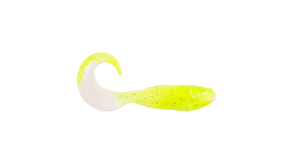 Berkley Gulp! Saltwater Swimming Mullet Soft Bait, 3in, 11 Pack, Chartreuse Pepper Neon, 1509646