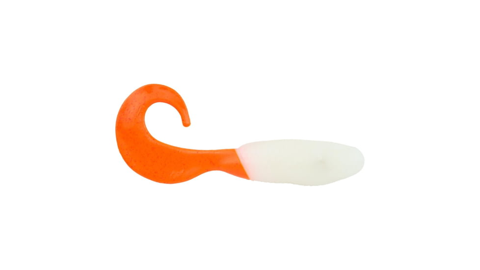 Berkley Gulp! Saltwater Swimming Mullet Soft Bait, 3in, 11 Pack, Glow/Orange, 1519913