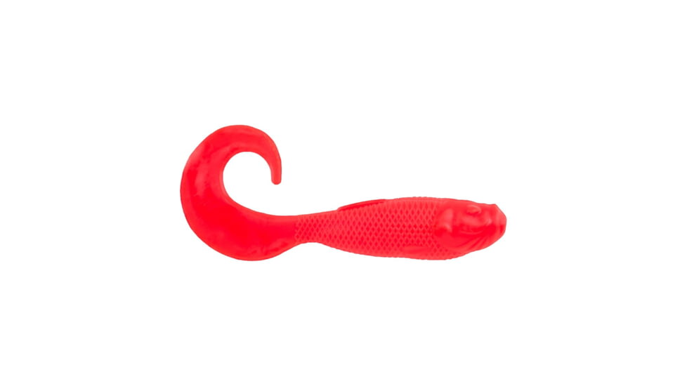 Berkley Gulp! Saltwater Swimming Mullet Soft Bait, 4in, 10 Pack, Salmon Red, 1509666