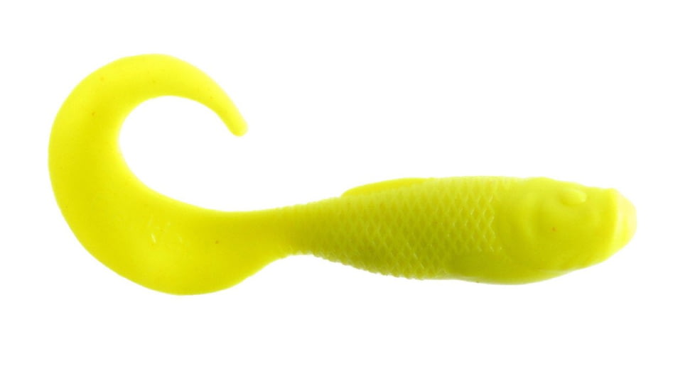 Berkley Gulp! Saltwater Swimming Mullet Soft Bait, 5in, 4 Pack, Chartreuse, 1277489