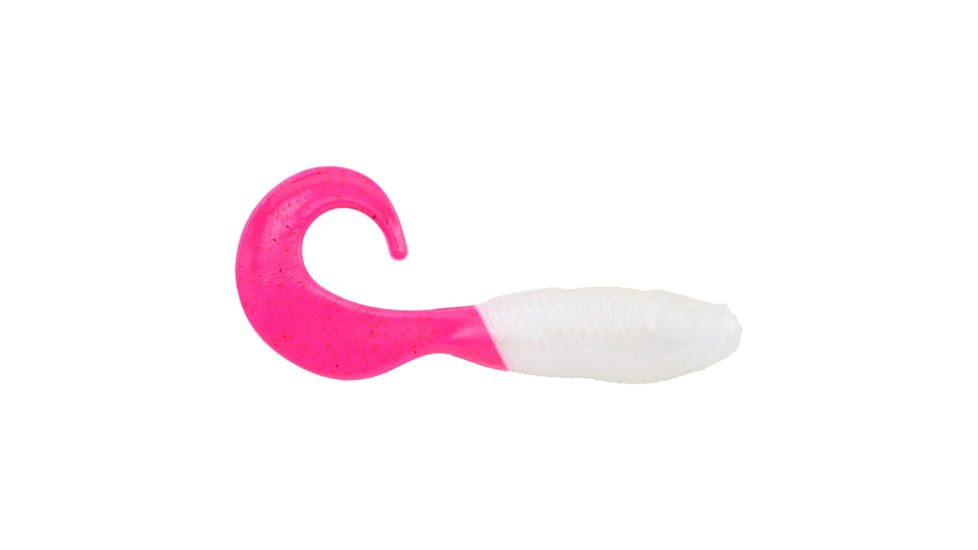 Berkley Gulp! Saltwater Swimming Mullet Soft Bait, 5in, 4 Pack, Pearl White/Pink, 1519949