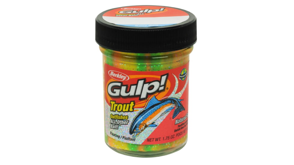 Berkley Gulp! Trout Dough, Gulp w/Salmon Egg, Rainbow Candy, 1203179