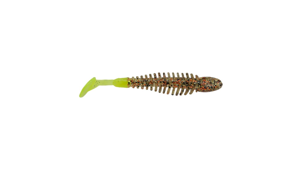 Berkley PowerBait Bonefish Soft Bait, 3.25in, 8 Pack, Gold Cracker/Chartreuse, 1571439