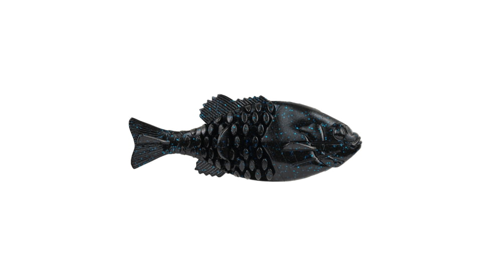 Berkley PowerBait Gilly Soft Bait, Black Blue Fleck, 110, 1619600